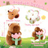 (9in) redaica Flower Capybara Plush, Cute Capibara Plushies Toy, Kawaii Soft Stuffed Animals Capybara,Stuffed Cute