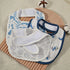 GLLQUEN BABY Muslin Drool Bibs, 8 Pack Adjustable Baby Bibs for Boys & Girls, Soft Cotton Bandana Bibs (Toucan)