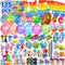 Erosbon 135pcs Party Favors for Kids 3-5 4-8-12, Fidget Toys Easter Eggs Fillers