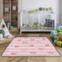 EtherSpher 50'' 50''para Pink White Stripes Heart Lip Love Large Non-Slip Baby Floor Play mat for Indoor Outdoor Water