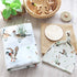 Set LifeTree Muslin Swaddle Blankets, Muslin Baby Boy Swaddle Blanket and Hat with Birth Announcement Card, Newborn