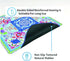 (33"33"), 3mm LZSIG Mahjong Mat for Table Anti-Slip Noise Reduction Gaming Mat with Carrying Bag for American Mahjong