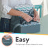 35 9+ Nuby Easy Go Booster Seat - Travel Booster Seat for Babies and Toddlers - Holds Up to Pounds - Months - Blue