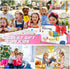 Dolanus Bubble Gun 2 Pack - Bubble Maker Blower Toy for Kids 3-8 Years Old, Indoor Outdoor Birthday Party
