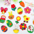 36 4-8 8-12 Worgree Easter Crafts for Kids, Pcs DIY Wooden Magnets Art Craft Supplies Painting Kit for Boys Girls Ages
