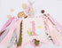 LINLULU 1st One Funny Goose High Chair Banner for Girls - Goose Birthday Decorations for Girls, Pink GooseFirst