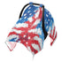 Mazeann Tie Dye American Flag Car Seat Cover Baby Breathable Soft Infant Carseat