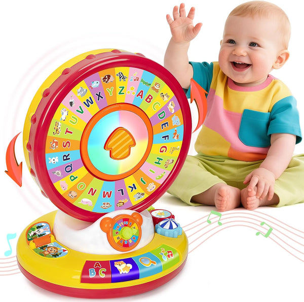 Learning Toys for 1 2 3 Year Old Boy Girl, Spin and