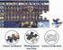 PPuzzling 2025 1000 American History Jigsaw Puzzles Pieces, United States Puzzles for Adults Featuring USA Map
