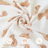LifeTree Baby Swaddle Blankets Dog, 70% Viscose Bamboo and 30% Cotton Muslin, Large 47" x 47", Poodle Puppy