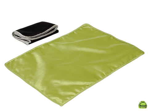 I Frogee Bean Green Satin Diaper Changing Pad 18 x 13 Inch