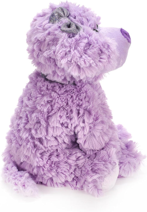 9 Inches The Petting Zoo Scruffy Dog Stuffed Animal, Gifts for Girls, Purple Dog Plush Toy