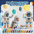 2 53 Inch 4d Jenaai Pcs Standing Inflatable Spaceman Astronaut Balloons, Large Inflatable Astronaut Toys Outer Space