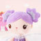 Gloveleya 14" Plush Candy Princess Doll, Purple Baby Doll Girls Gifts with Gift Bag