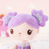 Gloveleya 14" Plush Candy Princess Doll, Purple Baby Doll Girls Gifts with Gift Bag