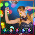 YOFOBU Halloween,Christmas,Birthday(6 LED Pacificers LED Light Up Pacifiers Necklace Flashing Pacifiers Whistles LED