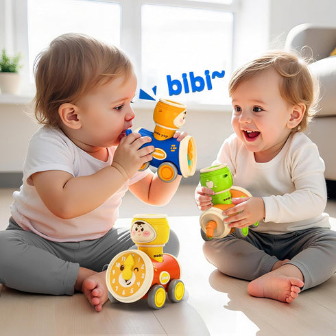 Set 1-3, Set, 1st 6-9-12-18 1 2 3 iPlay, iLearn Press to Go Car Toys for Toddlers Baby Push Go Friction Racing Cars