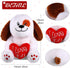 Sumind Valentine Bear Plush Stuffed Animals Gift 10 Inch Cute Plush Animals Heart Holding Soft Plush Toy for Valentine's Day, Mother's Day, Wedding, Anniversary, Birthday (Puppy Dog)