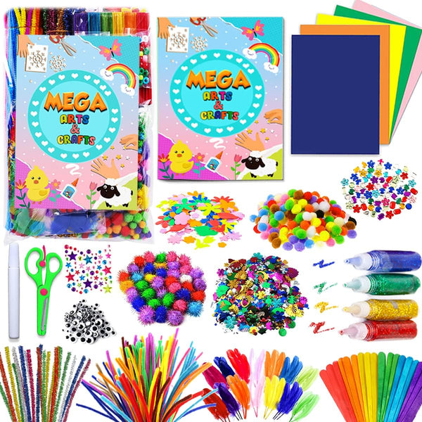 Goodyking Arts and Crafts Supplies for Kids, All in One Craft Art Supply Kit for Ages 4-8, Kindergarten