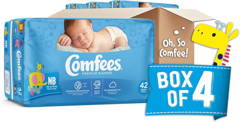 Baby Diapers for Newborns, 42 Count, Size N