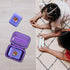 Hard Carrying Case for Bitzee Interactive Toy Digital Pet, Black+Purple Protective Storage Case with Zipper Pocket