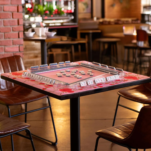 Hutch & Nook Mahjong Mat | 33" Non-Slip Table Cover | Custom Designed for Mahjong, Dominoes, & More