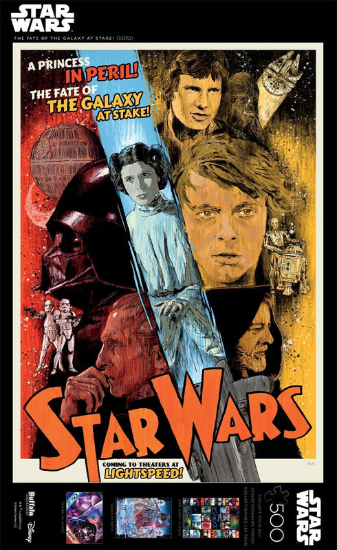 Buffalo Games - Star Wars - The Fate of The Galaxy At Stake! - 500 Piece Jigsaw Puzzle for Adults
