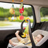 3 6 9 12 Gifts,4 Pack TUMAMA Baby Toys for Months,Hanging Fruit Rattles Avocado,Banana,Orange and Strawberry,Stroller