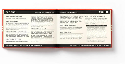 Brass Monkey It’s in the Cards Playing Cards Game Set - 2 Uniquely Designed Decks