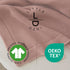 70% 30% 30x40 Inch, Baby Knitted Blanket Organic Cotton Tencel Soft Breathable Swaddle & Receiving Blanket for Newborns