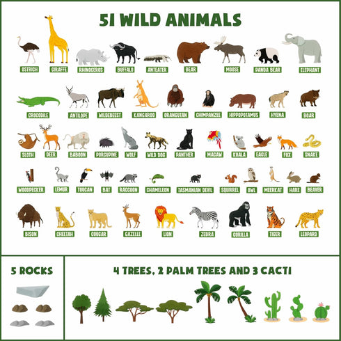 116 3-8 BONNYCO Felt Board for Toddlers with Jungle Animals Figures. Montessori and Sensory Toys, Birthday Gifts