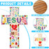 37 24 Pack 12 1 Set PullCrease Pcs Christian Easter Crafts for Kids Religious DIY Wooden Crosses Craft Kit Sunday