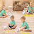 3-6 Jimate Bunny Plush with Jumping Action, Wiggling Ears, and Twitching Nose, Easter Basket Stuffers Gifts for Kids