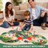 3 4 5 6 7 Playset 280+ FUNBUD Dinosaur Race Track Toys for Kids - Birthday Gifts for Boys Age Year Old, Flexible Race