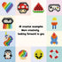 500 Pieces Soft Building Blocks Kids Rainbow Mix, Educational STEM Toys for Preschool Boys and Girls Aged 6+
