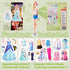 Magnetic Dress Up Dolls, Magnetic Princess Dress Up Paper Dolls, Magnetic Dress Up Dolls for Girls Ages 4-7 Learning Created Imagine Set Birthday Gift (Lea)