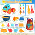 Summer Elovien Beach Sand Toys, Large Dump Truck with Bucket, Sandbox Construction Toy Sand Castle Building Kit