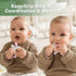 Frozen 3M+ (1 Pack) Haakaa Palm Teether - Soft Silicone Baby Soothing Teether Pacifier - Teething Toy for Babies - BPA