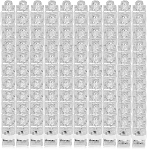 CALIFORNIA CADE ELECTRONIC Finger Lights, 50Pcs White Finger Flashlight for Kids Adult Party Favors Holiday Light up