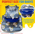 Plastic Bib - Easiest Bib to Clean, No Washer/Dryer or Scrubbing Needed, 1T-3T