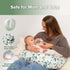 haakaa Nursing Pillow for Breastfeeding, Ergonomic Support for Mom & Baby, Soft Breathable Firm Baby Feeding Pillow