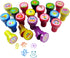 Tiny Mills 50 Pcs Religious Assorted Stampers for Kids, Religious Prizes, Carnival Prizes