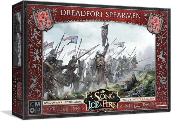 CMON A Song of Ice and Fire Dreadfort Spearmen Unit Box - Strategy Game for Adults, 2+ Players, Ages 14+, 45-60 Min