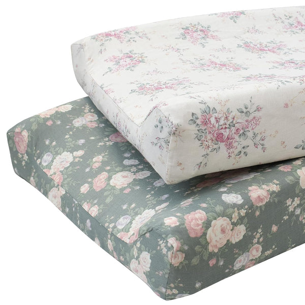 Owlowla Changing Pad Cover,Ultra Soft Cotton Changing Table Covers,Breathable&Durable Nursery Diaper Changing