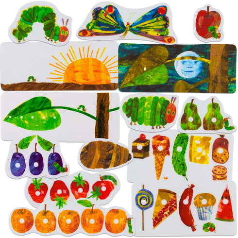Little Folk Visuals The Very Hungry Caterpillar Precut Flannel/Felt Board Figures, 14-Piece Set