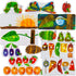 Little Folk Visuals The Very Hungry Caterpillar Precut Flannel/Felt Board Figures, 14-Piece Set