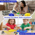3+ Carolart Pirate Stretchy Cloud Sand,Blue & Green & Yellow Play Sand,Treasure Chest with Sensory