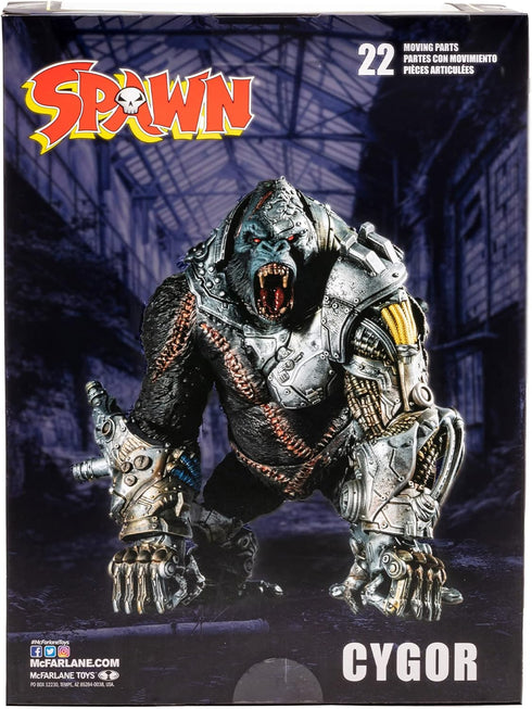 Spawn Cygor Mega Action Figure with Base