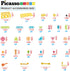 115 Set Playset 3+ PTN115 PicassoTiles Piece Building Blocks Kids STEM Toy Construction Engineering Sensory Toys Kit