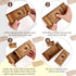 Oppaxf 6 Pack 3D Puzzle Box Wooden Secret Puzzle Box with Hidden Compartment Brain Teaser Magic Drawers Secret Magic